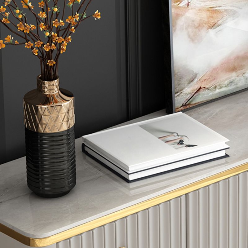 Commode coffre de rangement en bois moderne commode horizontale pour chambre à coucher