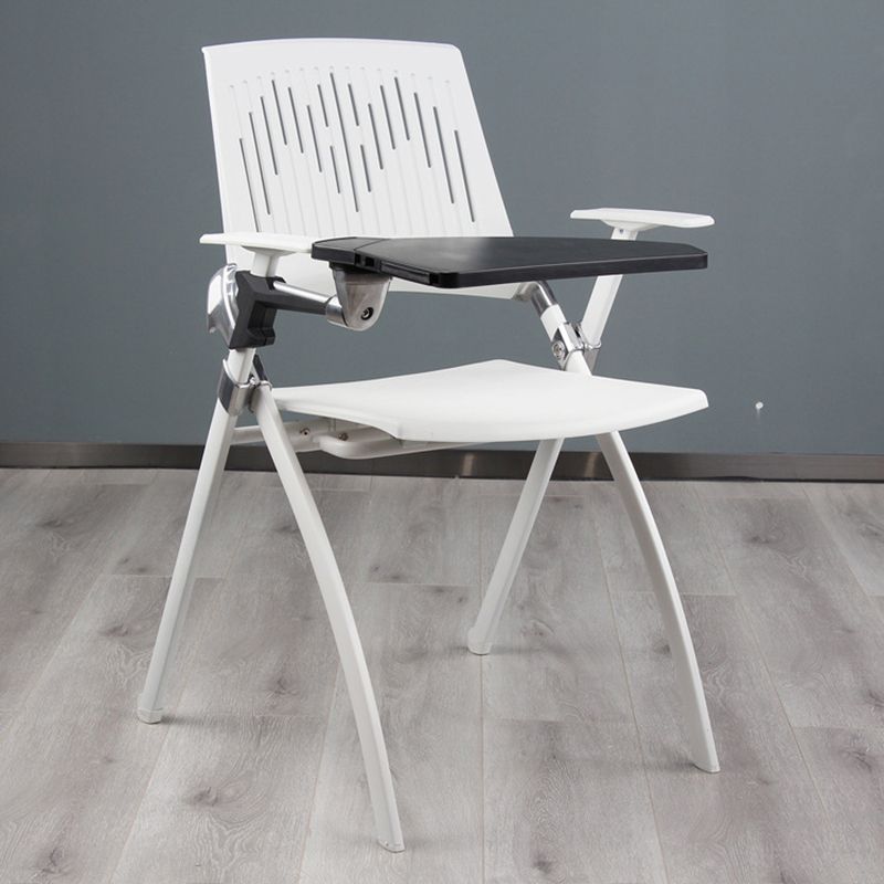 Sedia conferenza moderna con sedia da ufficio a telaio in metallo medio