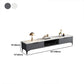 16 - Inch H Wood / Stone TV Console , Minimalist TV Cabinet - Grey / White Clearhalo 'furn' 'furn_tv_stands_entertainment_centers' 'Furniture' 'Living Room Furniture' 'TV Stands & Entertainment Centers' 'TV Stands & Media Storage Furniture' 'tv_stands_entertainment_centers' 1200x1200_38faa66f-6118-42c7-9a77-b63f770fa780
