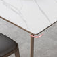Modern Style Dining Table Sintered Stone 4 Legs Table for Home