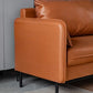 Faux Leather Sofa 29.92" High Scandinavian Square Arm Sofa for Living Room Clearhalo 'furn' 'furn_sofas' 'Furniture' 'Living Room Furniture' 'Sofa' 'sofas' 1200x1200_38ff5443-58cc-486f-86fe-e442d276678e