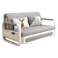 Light-grey Linen Armless Sofa 35.43" Wide  Contemporary Convertible Sofa Bed