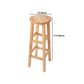 Contemporary Wood Stool Round Stool in Matte Finish for Indoor Clearhalo 'Bar Furniture' 'Bar Stools' 'bar_stools' 'furn' 'furn_bar_stools' 'Furniture' 'Kitchen & Dining Furniture' 1200x1200_39060715-6705-4792-aeef-23fea2afd019