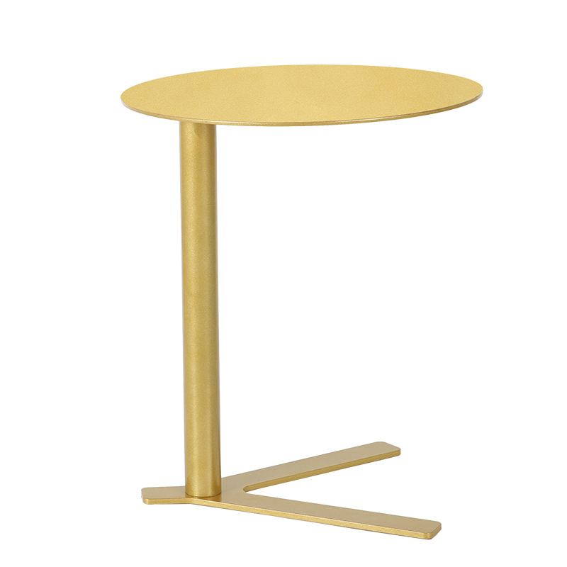 Metal Round Side End Table Minimalist Side Table for Living Room Clearhalo 'Coffee & Accent Tables' 'End & Side Tables' 'end_side_tables' 'furn' 'furn_end_side_tables' 'Furniture' 'Living Room Furniture' 1200x1200_39073f4e-568b-491e-a117-1d23ae3363b6