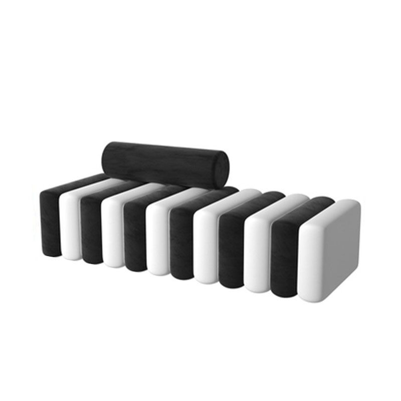 Divano standard di velluto standard di divano posteriore stretto per soggiorno