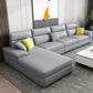 Slipcovered Sectional Pillow Top Arm Sofa & Chaise with 4 Seaters