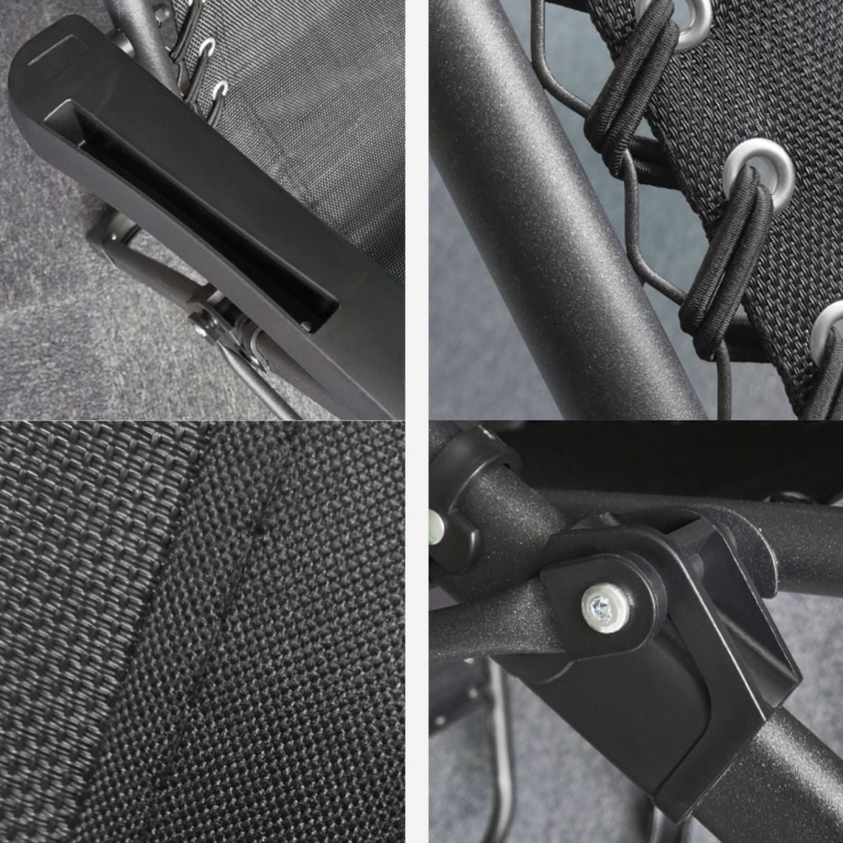 Silla reclinable contemporánea negra con base de metal con brazos y portavasos