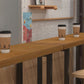 Solid Wood Rectangle Bistro Table with Metal Frame for Living Room Clearhalo 'Bar Furniture' 'Bar Tables' 'bar_tables' 'furn' 'furn_bar_tables' 'Furniture' 'Kitchen & Dining Furniture' 1200x1200_390bb08a-e07d-4770-9a7d-dc570a287305