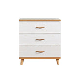 Scratch Resistant Modern Accent Chest with Soft Close Drawers in White
