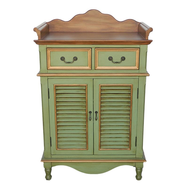 Mid-Century Modern Rectangle Cabinet Standard Side Cabinet with Drawer