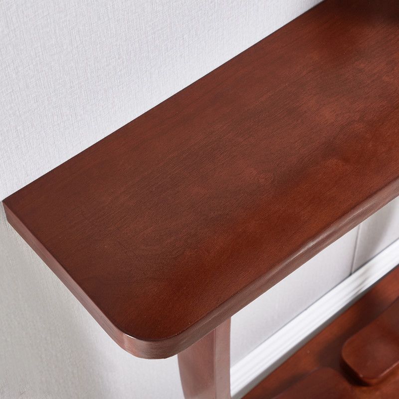 Tavolo da console contemporanea a forma di rettangolo tavolo da divano console in legno marrone