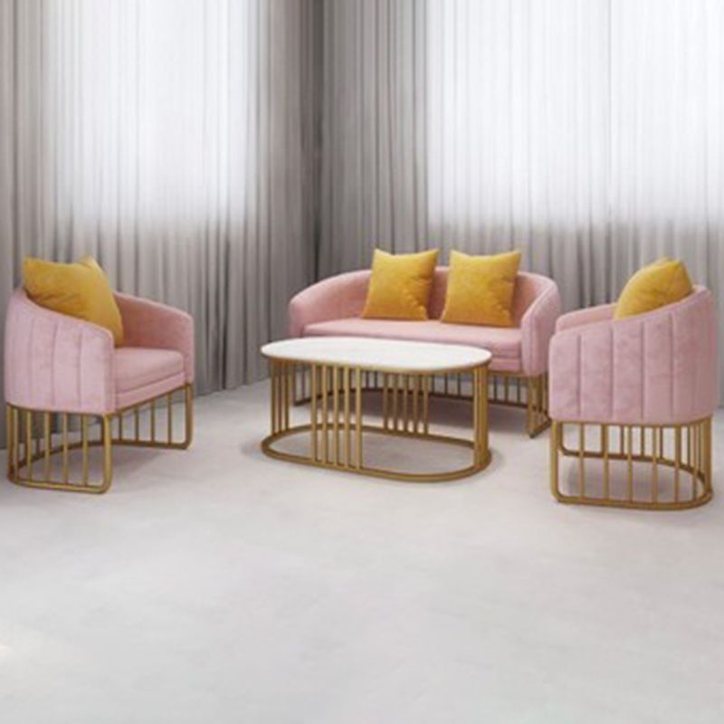 25,59 "W x 29.52" H divano a smoking in velluto divano contemporaneo divano con schiena stretta