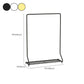 Luxurious Coat Hanger Free Standing Solid Color Metal Coat Rack with Shelf