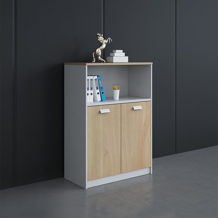 Archivo de madera de archivos laterales de estilo nórdico para la oficina en casa