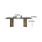 Nordic Glam Sintered Stone Rectangle Table Set 1/4/5/7 Pieces Dining Set Clearhalo 'Dining Room Sets' 'Dining Tables & Seating' 'dining_room_set' 'furn' 'furn_dining_room_set' 'Furniture' 'Kitchen & Dining Furniture' 1200x1200_39183051-f837-4c8d-9954-3c6178c0fd88