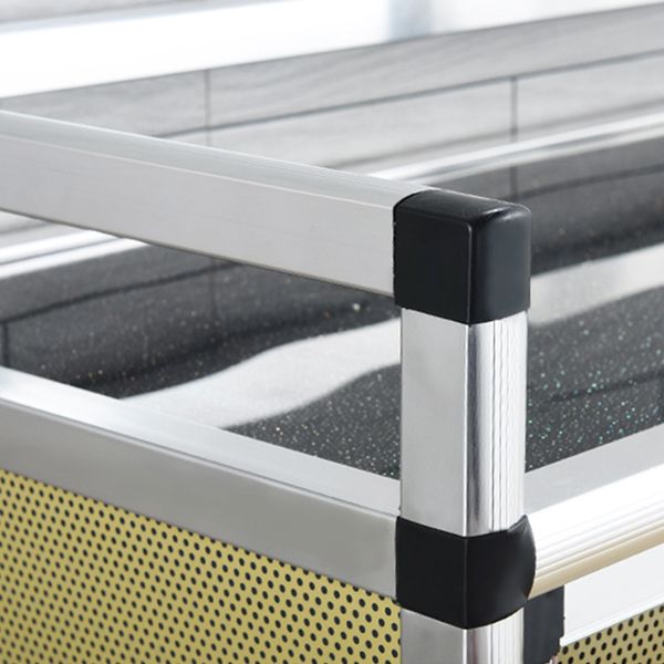 Contemporary Sideboard Cabinet Metal Sideboard Table with Doors for Dining Room Clearhalo 'buffet_sideboard' 'Buffets & Sideboards' 'furn' 'furn_buffet_sideboard' 'Furniture' 'Kitchen & Dining Furniture' 1200x1200_391b1e88-df59-46e7-b0b0-b23f51cf31c9