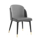 Nordic Style Upholstered Side Chairs Solid Back Armless Dining Chair Clearhalo 'Dining Chairs' 'Dining Tables & Seating' 'dining_chair' 'furn' 'furn_dining_chair' 'Furniture' 'Kitchen & Dining Furniture' 1200x1200_391e5b24-f1ca-4f11-82e7-49fb20c006d8