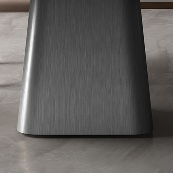 Metal Traditional Luxury Rectangle Table Sintered Stone Indoor Table with Pedestal Base Clearhalo ' dining_table' 'Dining Tables & Seating' 'Dining Tables' 'furn' 'furn_dining_table' 'Furniture' 'furniture_dining_table' 'Kitchen & Dining Furniture' 'kitchen&dining_furn' 'kitchen' 'kitchen_dining_table' 1200x1200_391e7542-1617-4c1e-856f-d6aae93458ab
