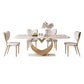 1/2/4/5/7/9 Pieces Rectangle Dining Set Luxurious Sintered Stone Top Dining Table Set