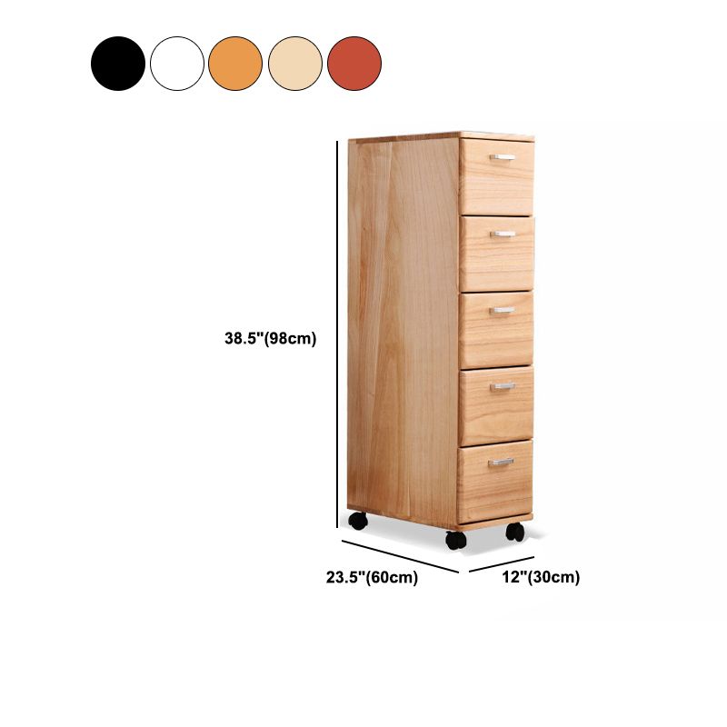 23.62" Wide Accent Chest with Drawers Water Resistant Chest with Wheels