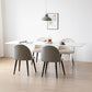 Modern 1/2/5 Pieces Dining Set Acrylic Base Double Pedestal Dinette Set Clearhalo 'Dining Room Sets' 'Dining Tables & Seating' 'dining_room_set' 'furn' 'furn_dining_room_set' 'Furniture' 'Kitchen & Dining Furniture' 1200x1200_39200517-16c8-4026-9102-a02703e906db