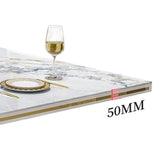 Luxury Sintered Stone Top Table Rectangle Table with Gold Pedestal Clearhalo 'Dining Tables & Seating' 'Dining Tables' 'dining_table' 'furn' 'furn_dining_table' 'Furniture' 'Kitchen & Dining Furniture' 1200x1200_3920a33e-083a-46d3-929b-4681dc47a6a7