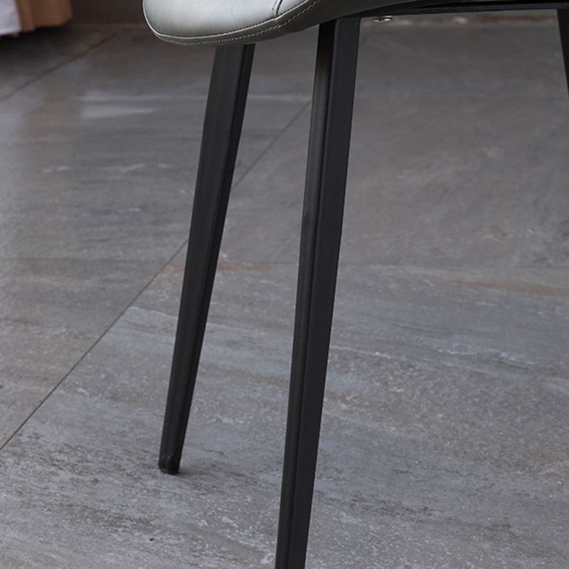 Modern Style Microfiber Leather Chair 20'' Wide Parsons Chair for Home Clearhalo ' kitchen&dining_furn' 'Dining Chairs' 'Dining Tables & Seating' 'dining_chair' 'furn' 'furn_dining_chair' 'Furniture' 'furniture_dining_chair' 'Kitchen & Dining Furniture' 'kitchen' 1200x1200_3921c061-edf5-4609-9798-b97c01e2bb74