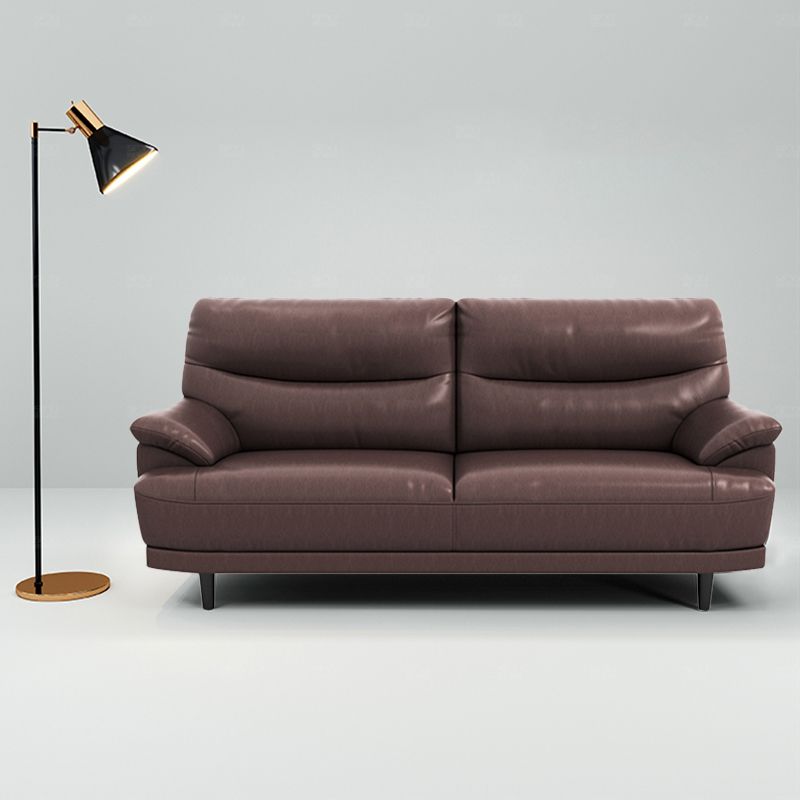 Vlekbestendig lederen kussen bovenste arm koekje back settee bank