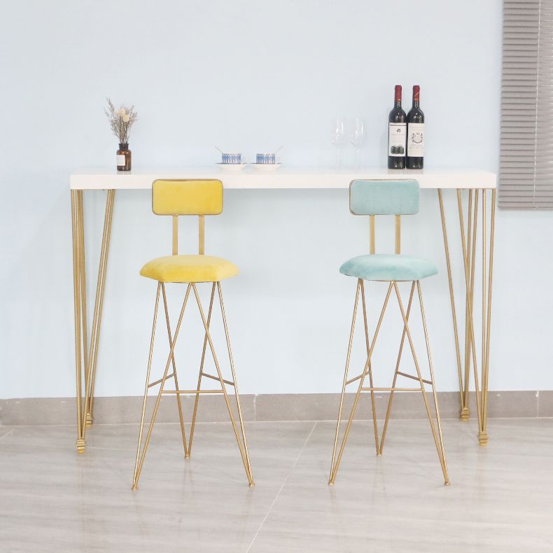 Ensemble de table de bar à bois massif 1/3/5