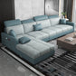 Modern L-Shape 4-seater Sofa and Chaise Recessed Arm Sectional with Pillow Back Cushions Clearhalo 'furn' 'furn_sectionals' 'Furniture' 'furniture_sectionals' 'kitchen' 'kitchen_sectionals' 'Living Room Furniture' 'Sectionals' 1200x1200_3922c6fc-14fe-4a13-8ddd-ad7959aeed0a