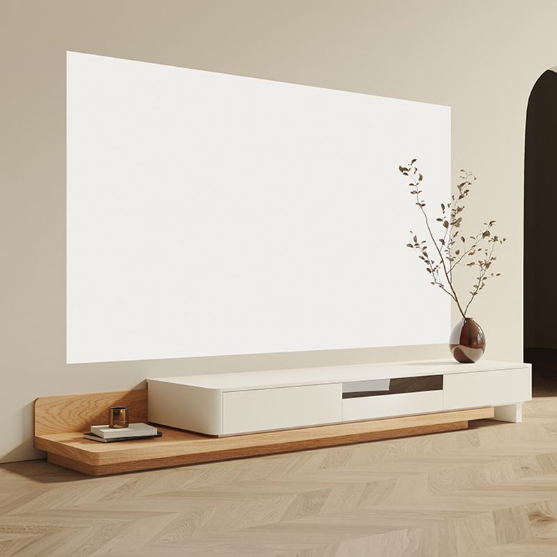 Contemporary Media Console Wooden TV Media Console with 2 Drawers Clearhalo 'furn' 'furn_tv_stands_entertainment_centers' 'Furniture' 'Living Room Furniture' 'TV Stands & Entertainment Centers' 'TV Stands & Media Storage Furniture' 'tv_stands_entertainment_centers' 1200x1200_39242d5a-aee4-4902-b05a-f7b7e1622317