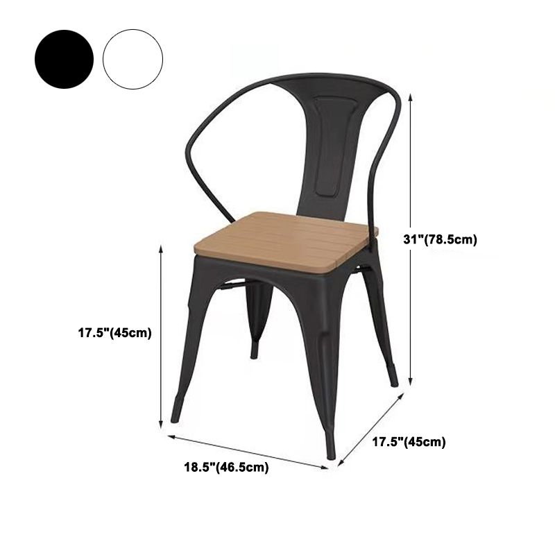 Set tavolo da pranzo in metallo stile moderno Set dinette da esterno 1/2/3/5/7 pezzi