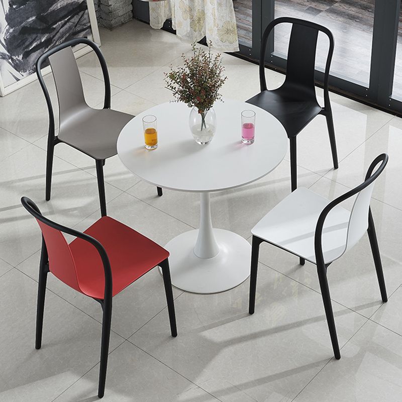 Contemporary Round Shape Sintered Stone Dining Table Standard Dining Table for Kitchen Clearhalo ' dining_table' 'Dining Tables & Seating' 'Dining Tables' 'furn' 'furn_dining_table' 'Furniture' 'furniture_dining_table' 'Kitchen & Dining Furniture' 'kitchen&dining_furn' 'kitchen' 'kitchen_dining_table' 1200x1200_392ab271-e5b6-4331-87e2-89f4baed86a7