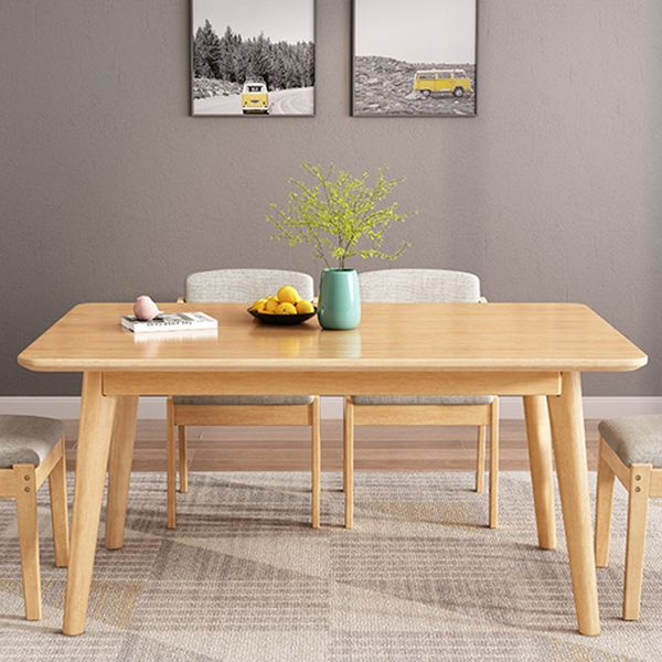 Modern Wooden Dining Table Rectangle Table with 4 Legs for Dinning Room Clearhalo ' dining_table' 'Dining Tables & Seating' 'Dining Tables' 'furn' 'furn_dining_table' 'Furniture' 'furniture_dining_table' 'Kitchen & Dining Furniture' 'kitchen&dining_furn' 'kitchen' 'kitchen_dining_table' 1200x1200_392c81ae-a2fc-44db-9527-9944fdaf85e4