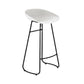 Modern Armless Backrest Counter Stool Iron Cashier Bar Stool with Acrylic Seat and Pedal Clearhalo 'Bar Furniture' 'Bar Stools' 'bar_stools' 'furn' 'furn_bar_stools' 'Furniture' 'furniture_bar_stools' 'Kitchen & Dining Furniture' 1200x1200_39324e1a-059a-45c2-9467-799de14461ae