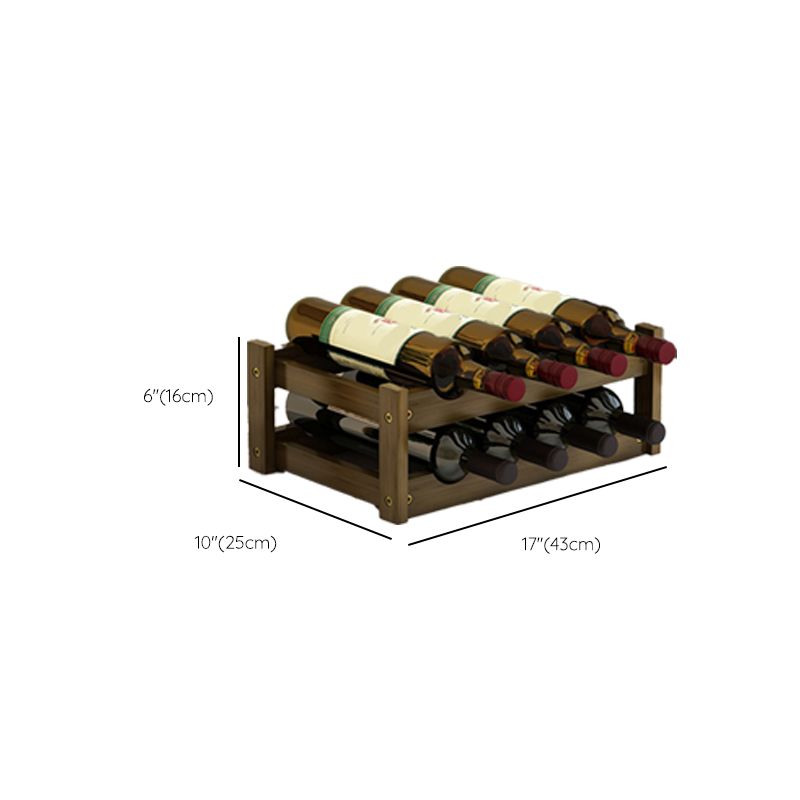 Modern Modern Wine Rack-fles tafel van het midden van de eeuw