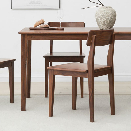 Eetkamer armloze eetkamerstoel huis open rug eetkamerstoel