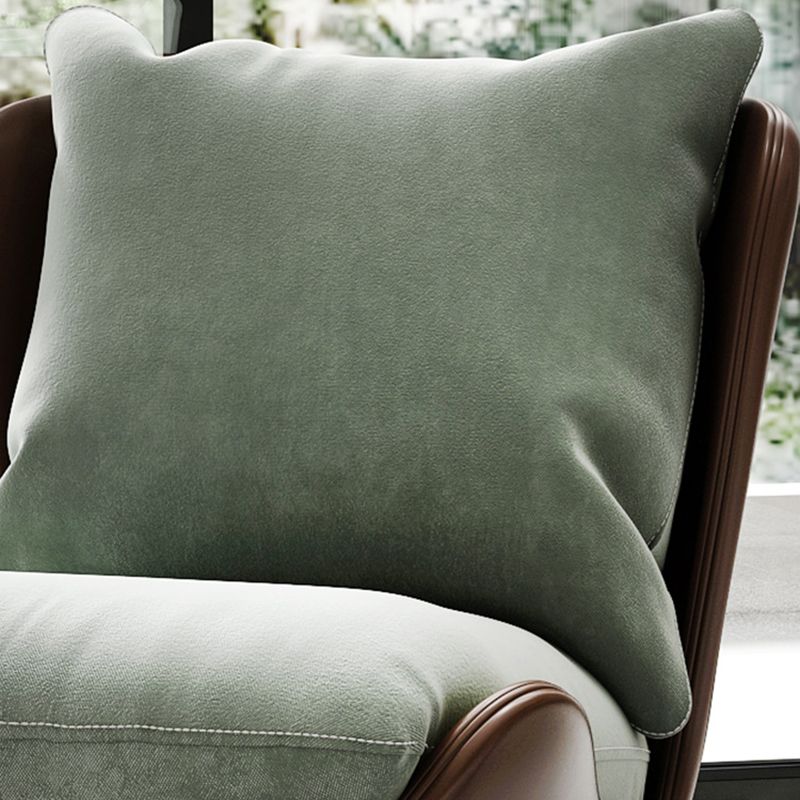 Fixed Back Pillow Lounge Chair Fabric Seat Chair with Black Legs Clearhalo 'Accent Chairs' 'accent_chairs' 'Chairs & Seating' 'furn' 'furn_accent_chairs' 'Furniture' 'Living Room Furniture' 1200x1200_3939b74c-b958-42d2-8be4-dd3c9e9d8859