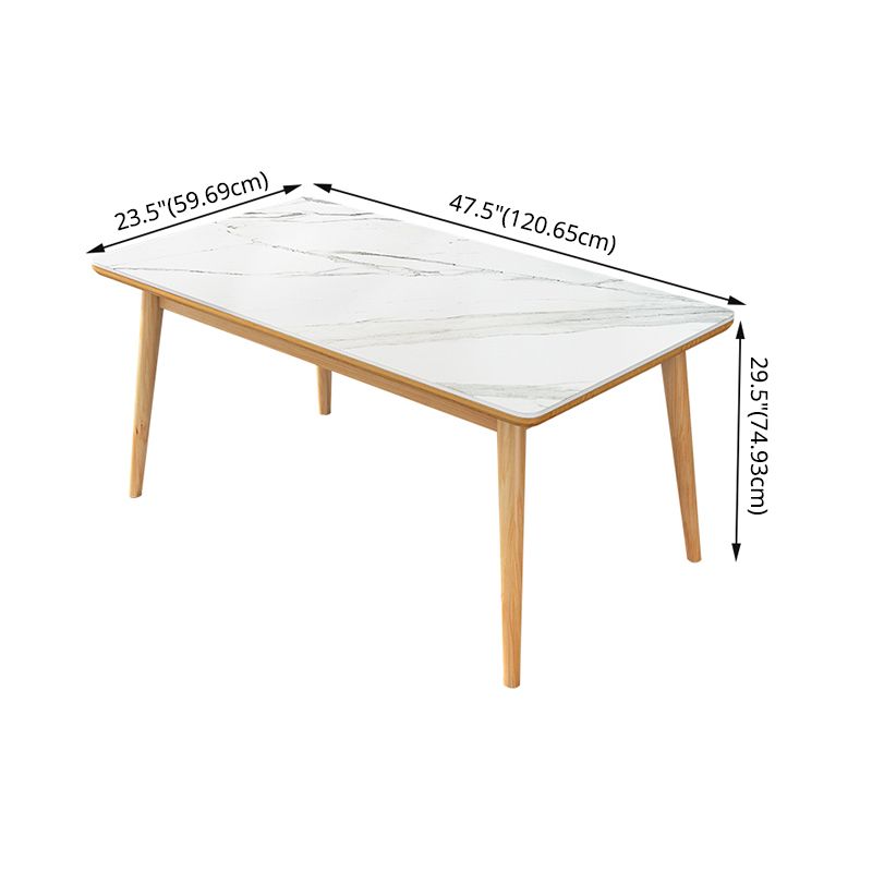 Modern Style Sintered Stone White Dining Set Standard Rectangle Shape Dining Set with 4 Legs Base Clearhalo 'Dining Room Sets' 'Dining Tables & Seating' 'dining_room_set' 'furn' 'furn_dining_room_set' 'Furniture' 'furniture_dining_room_set' 'Kitchen & Dining Furniture' 'kitchen&dining_furn' 'kitchen' 1200x1200_393af04d-5e01-4d7a-921a-5b0064342d0b