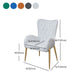 Nordic Style Metal Dining Chairs Upholstered Side Chair for Restaurant Use