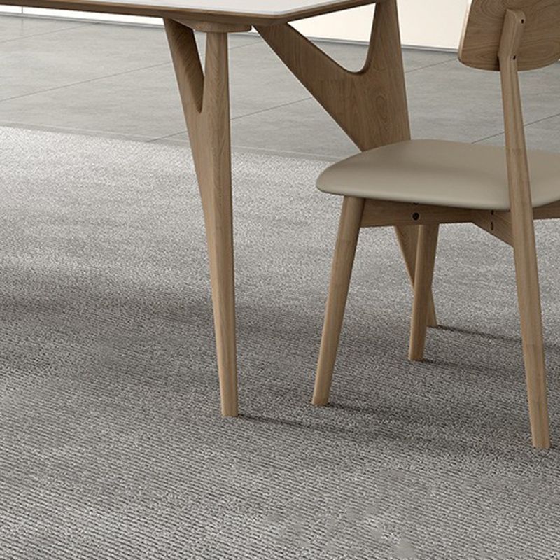 Modern 1/2/5/7 Pieces Dining Chairs Set Stone Rectangle Furniture in White Clearhalo 'Dining Room Sets' 'Dining Tables & Seating' 'dining_room_set' 'furn' 'furn_dining_room_set' 'Furniture' 'Kitchen & Dining Furniture' 1200x1200_393ca2f4-0539-4846-b60c-63f48d11add1