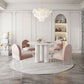 Modern 1/5 Pieces Dining Set Round Stone Dining Table for Dining Room Kitchen Clearhalo 'Dining Room Sets' 'Dining Tables & Seating' 'dining_room_set' 'furn' 'furn_dining_room_set' 'Furniture' 'Kitchen & Dining Furniture' 1200x1200_3940bcee-2f81-4b23-863e-0f6d5b10178c