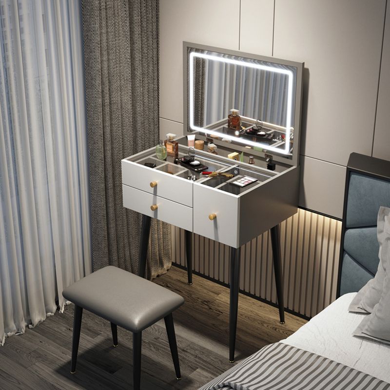 Tocador contemporáneo de la habitación del espejo del espejo del espejo del vidrio