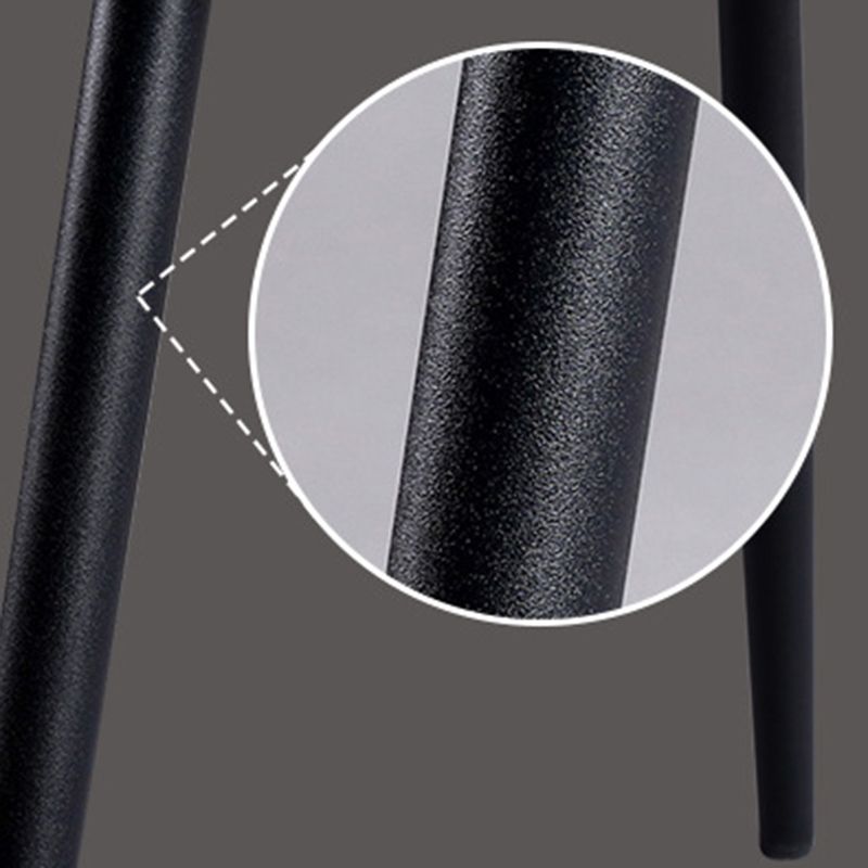 Industrial Upholstered Armless Chair Kitchen Wingback Dining Chair