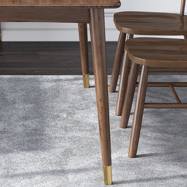 Traditional Luxury Rectangle Dining Table Ash Solid Wood Table with 4 Legs Clearhalo ' dining_table' 'Dining Tables & Seating' 'Dining Tables' 'furn' 'furn_dining_table' 'Furniture' 'furniture_dining_table' 'Kitchen & Dining Furniture' 'kitchen&dining_furn' 'kitchen' 'kitchen_dining_table' 1200x1200_3945503b-88d8-41f0-b86b-49c2aab2b2d1