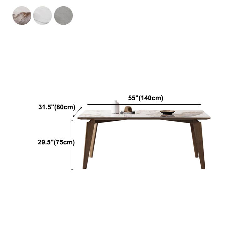 Rectangle Sintered Stone Table for Restaurant Medieval Modern Table with 4 Legs Clearhalo 'Dining Tables & Seating' 'Dining Tables' 'dining_table' 'furn' 'furn_dining_table' 'Furniture' 'furniture_dining_table' 'Kitchen & Dining Furniture' 'kitchen' 'kitchen_dining_table' 1200x1200_3949be58-728a-4ad9-9979-ad16931e0924