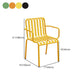 Contemporary Metal Patio Dining Side Chair Slat Back Side Chair Clearhalo 'Dining Chairs' 'Dining Tables & Seating' 'dining_chair' 'furn' 'furn_dining_chair' 'Furniture' 'furniture_dining_chair' 'Kitchen & Dining Furniture' 1200x1200_394a1ce7-daac-452a-88f8-cd55067865a9