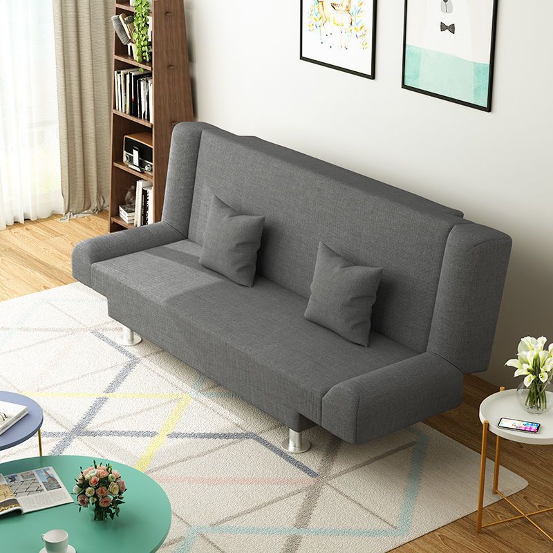 Modern Linen Sofa 23"W Tight Back Armless Couch for Living Room Clearhalo 'furn' 'furn_sofas' 'Furniture' 'furniture_sofas' 'Living Room Furniture' 'Sofa' 'sofas' 1200x1200_394c5ebf-9843-40ef-8e28-7a52e06c4f7a