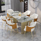 Metal Traditional Luxury Rectangular Table Sintered Stone Table for Kitchen and Dining Room Clearhalo ' dining_table' 'Dining Tables & Seating' 'Dining Tables' 'furn' 'furn_dining_table' 'Furniture' 'furniture_dining_table' 'Kitchen & Dining Furniture' 'kitchen&dining_furn' 'kitchen' 'kitchen_dining_table' 1200x1200_394c778a-716d-4f70-b2cd-593f780a7cf9
