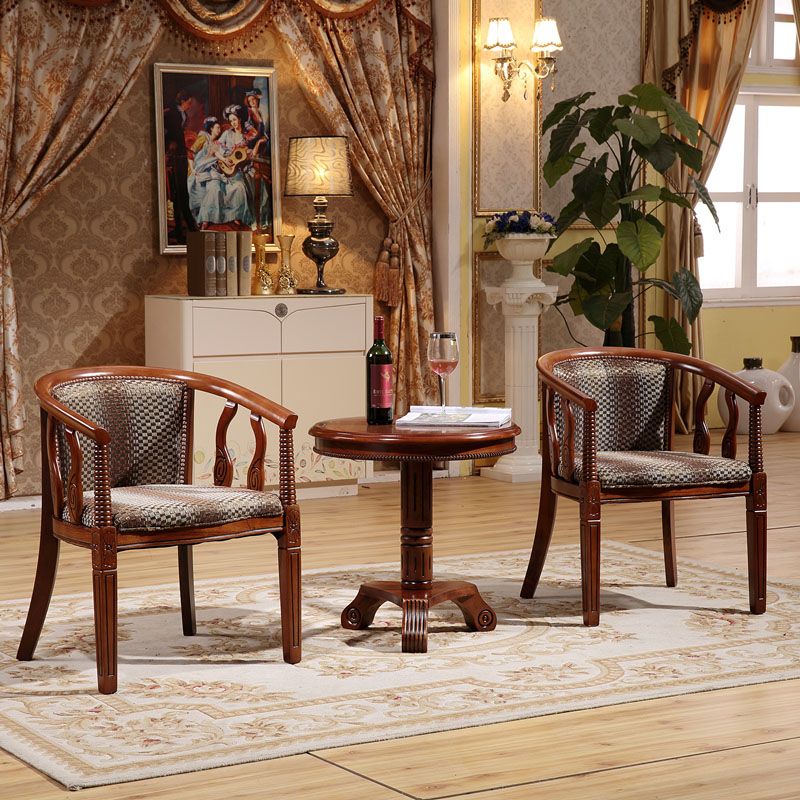 Traditioneller Stil eines Esstuhls Stuhl Massivholz Arm Arm für Küche